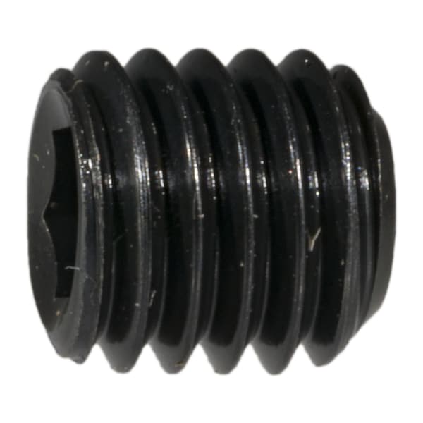 Midwest Fastener 8mm-1.25 x 8mm Plain Class 14.9 Steel Coarse Thread Cup Point Hex Socket Headless Set Screws 10PK 62516 - main